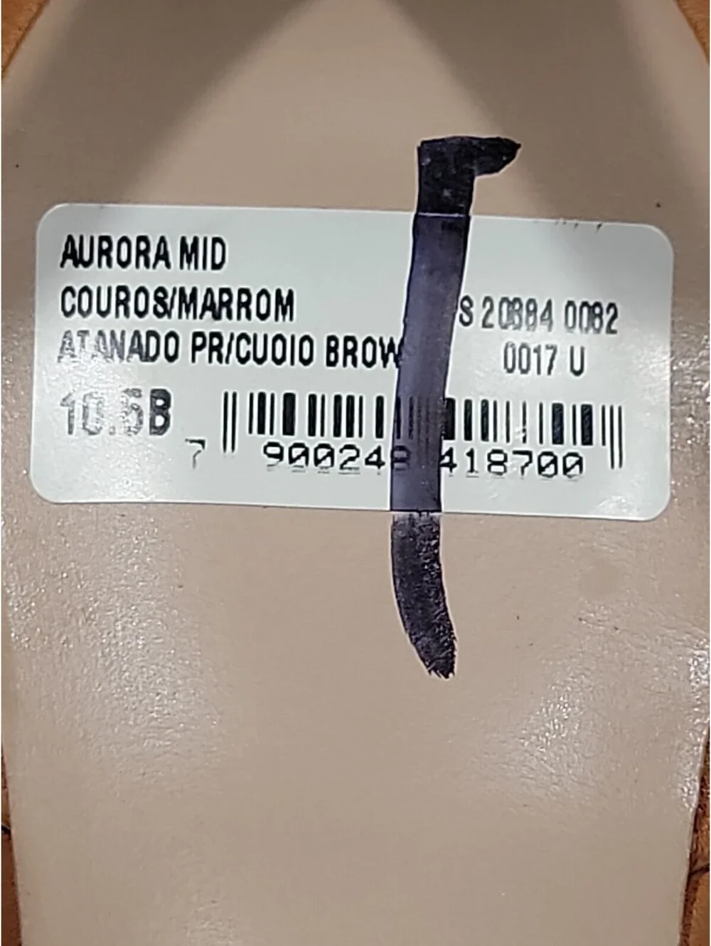 Schutz Womens Aurora Brown Leather Mid Heel Sandal Sz 10.5 B NEW $138